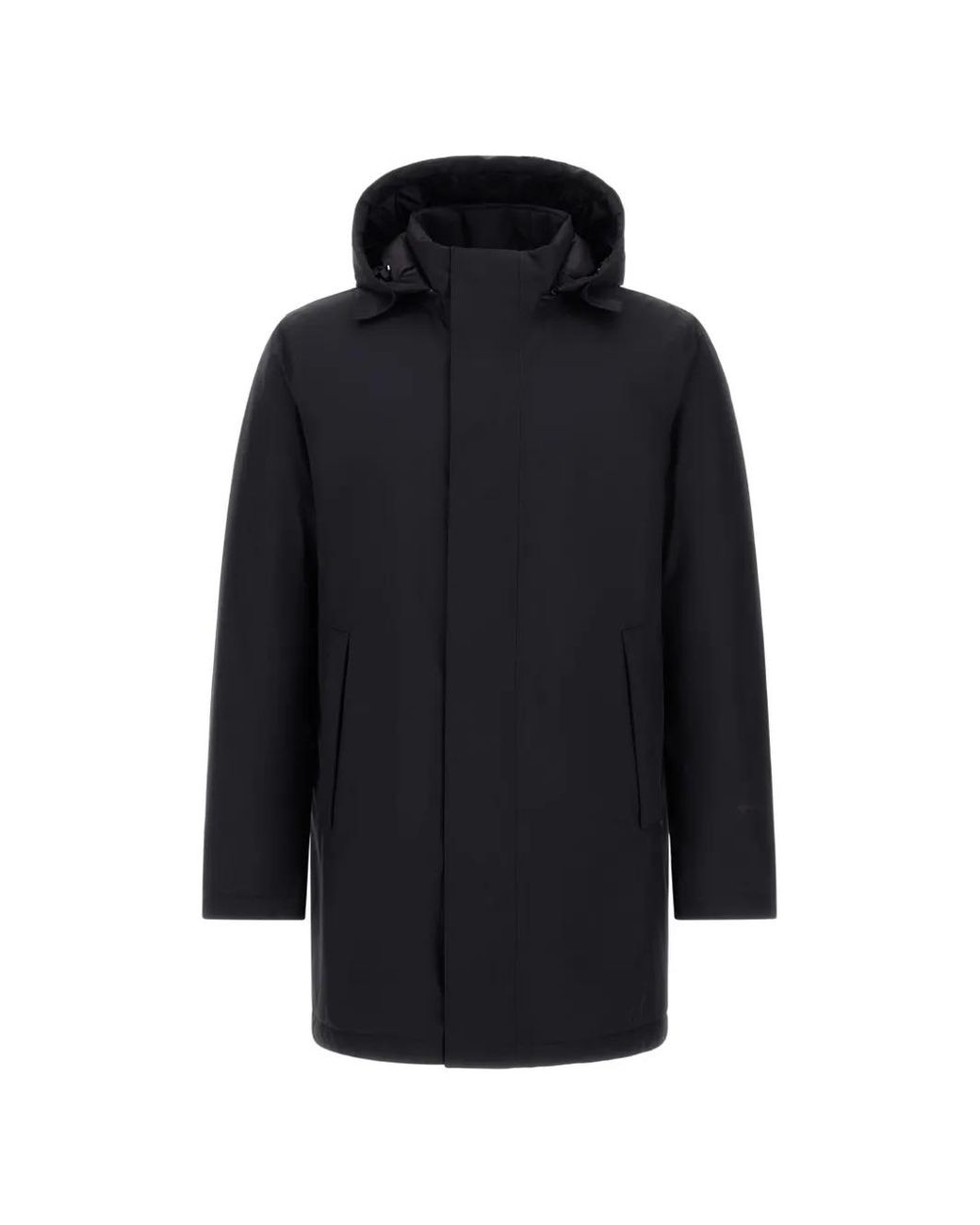 Herno Blue Gore-Tex Hooded Parka for men