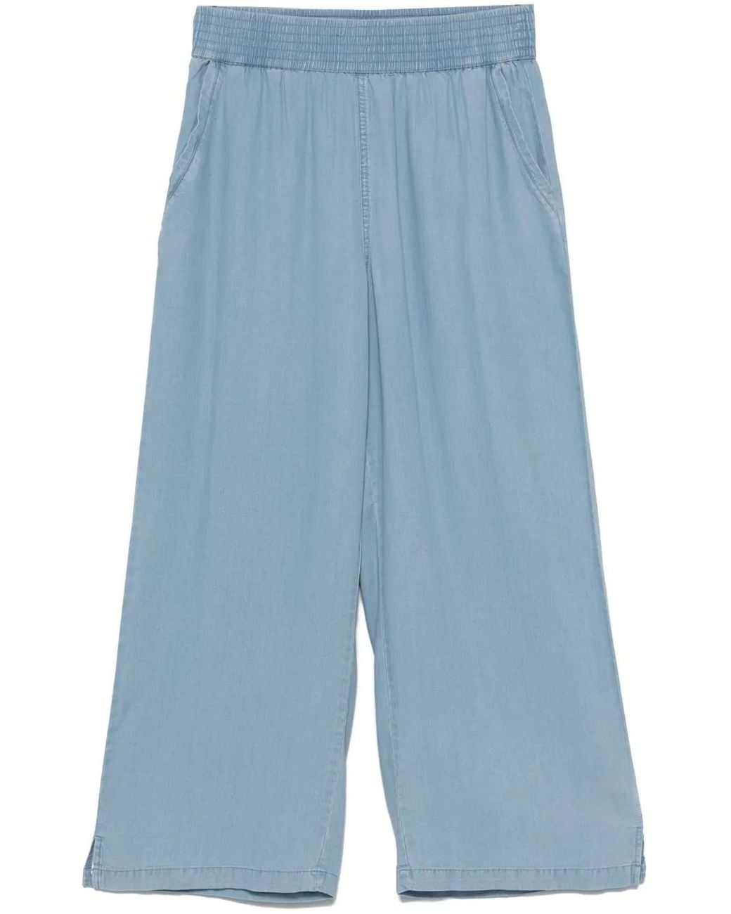DKNY Blue Chambray Trousers