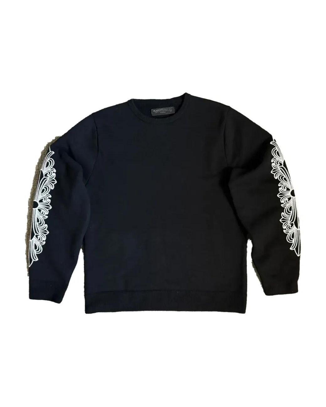 Chrome Hearts Blue Floral Knit Sweatshirt for men