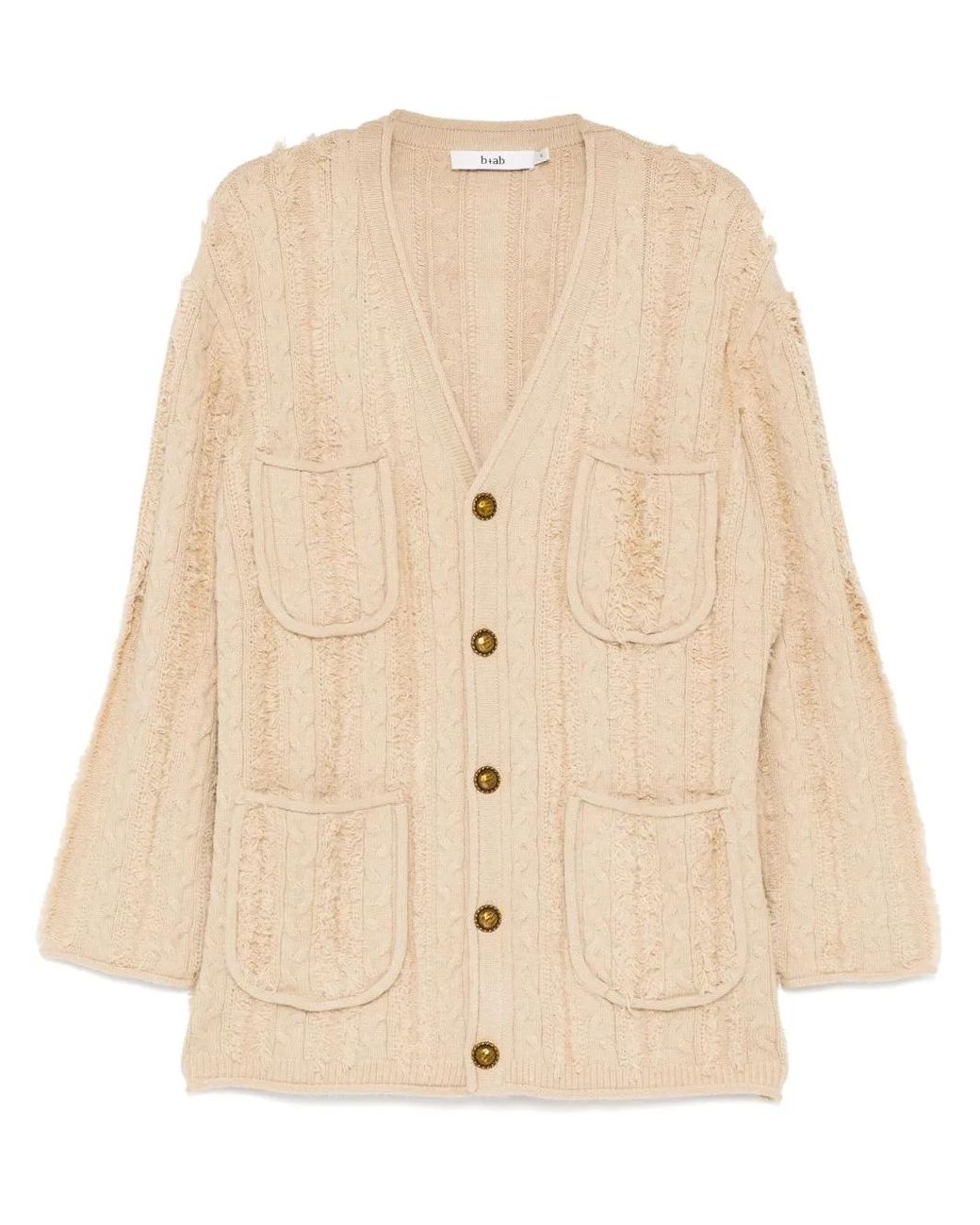 Cardigan Oversize B+ AB en coloris Natural