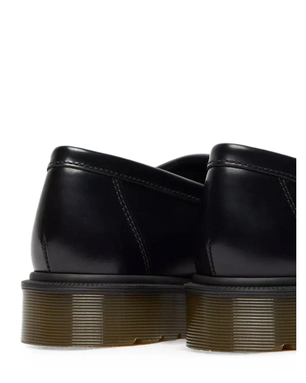 Dr. Martens Black Mocassins Adrian En Cuir