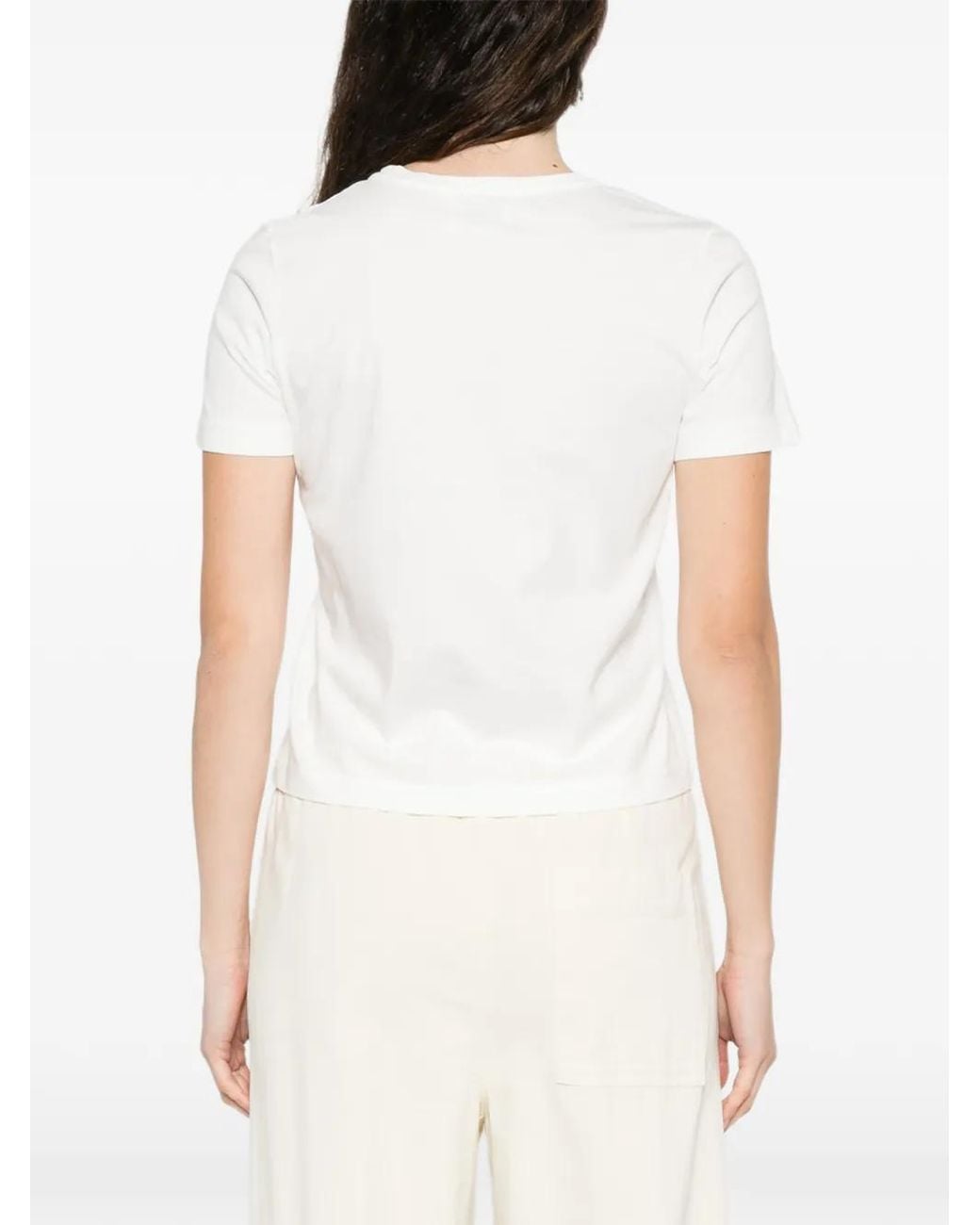 Forte_forte White Crew-Neck T-Shirt