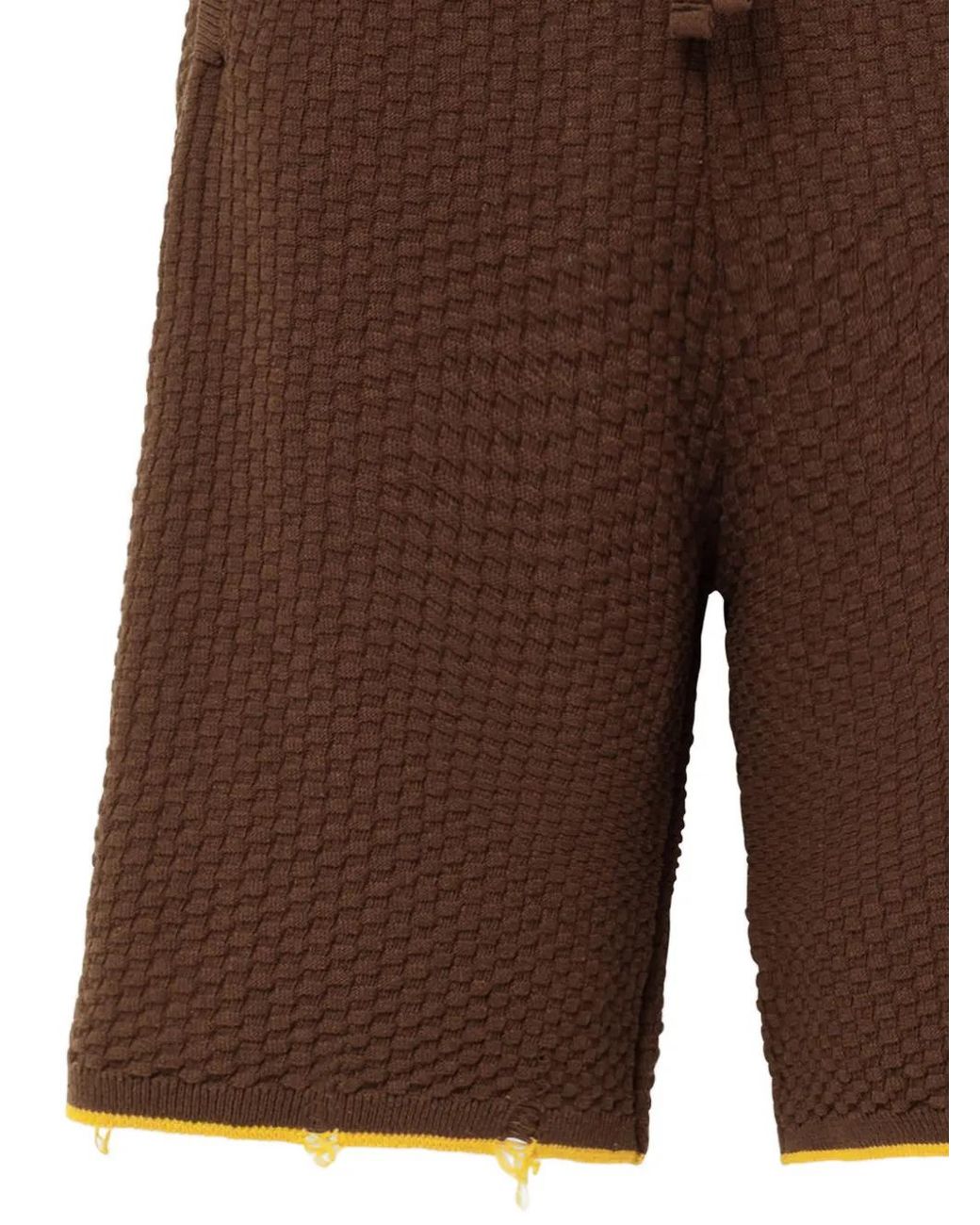 Short En Maille Laneus pour homme en coloris Brown
