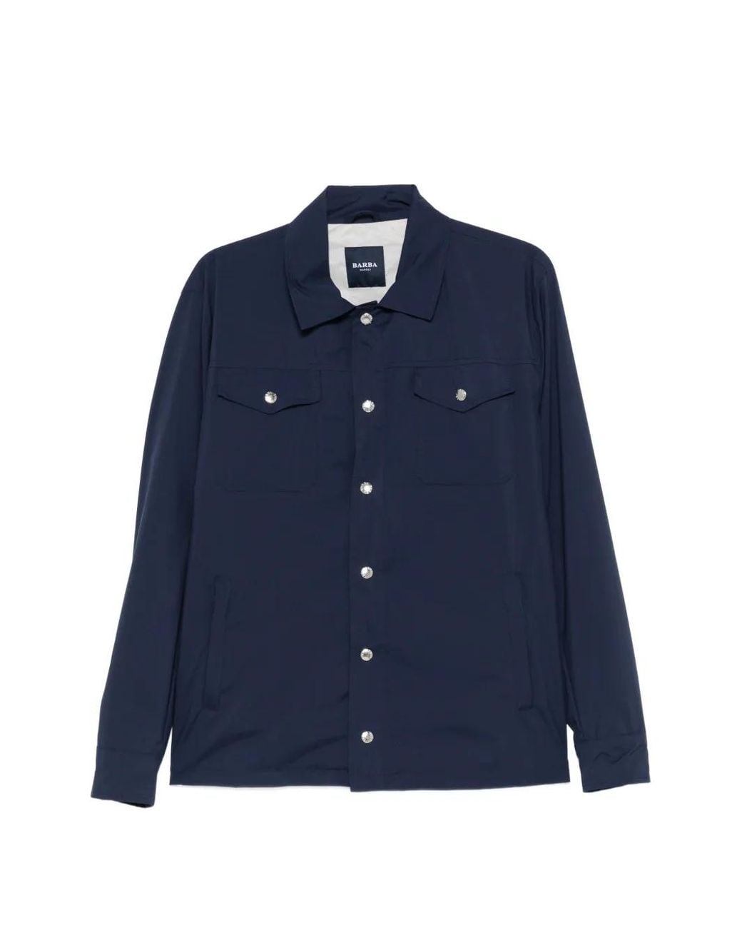 Barba Napoli Blue Row Jacket for men