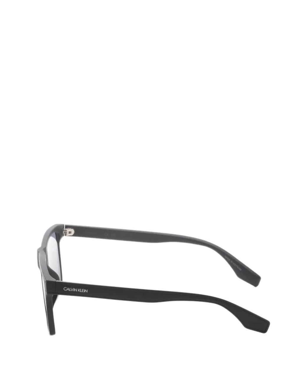 Calvin Klein Gray Matte Rectangle-Frame Sunglasses for men