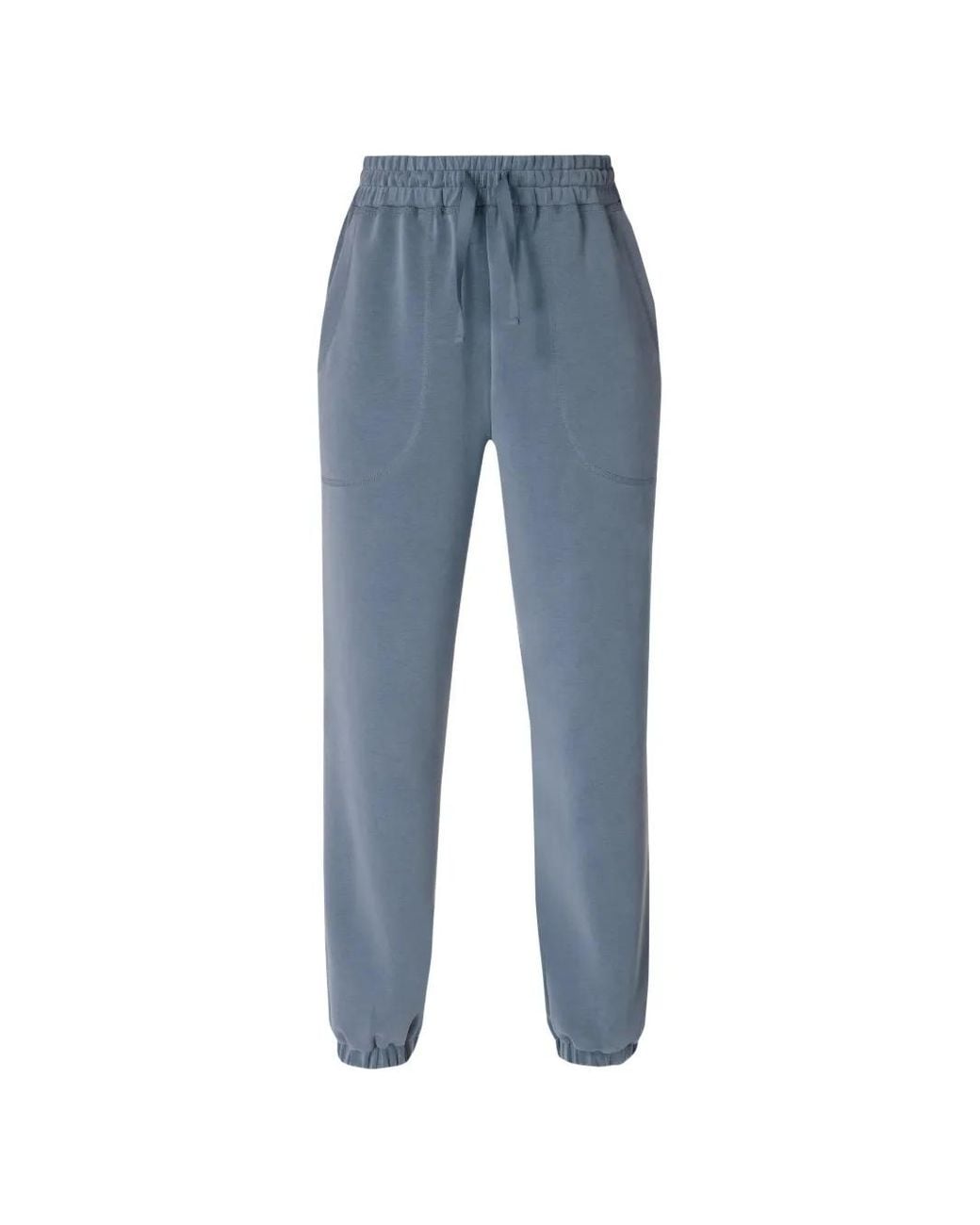 Sweaty Betty Blue Drawstring-Waist Track Pants