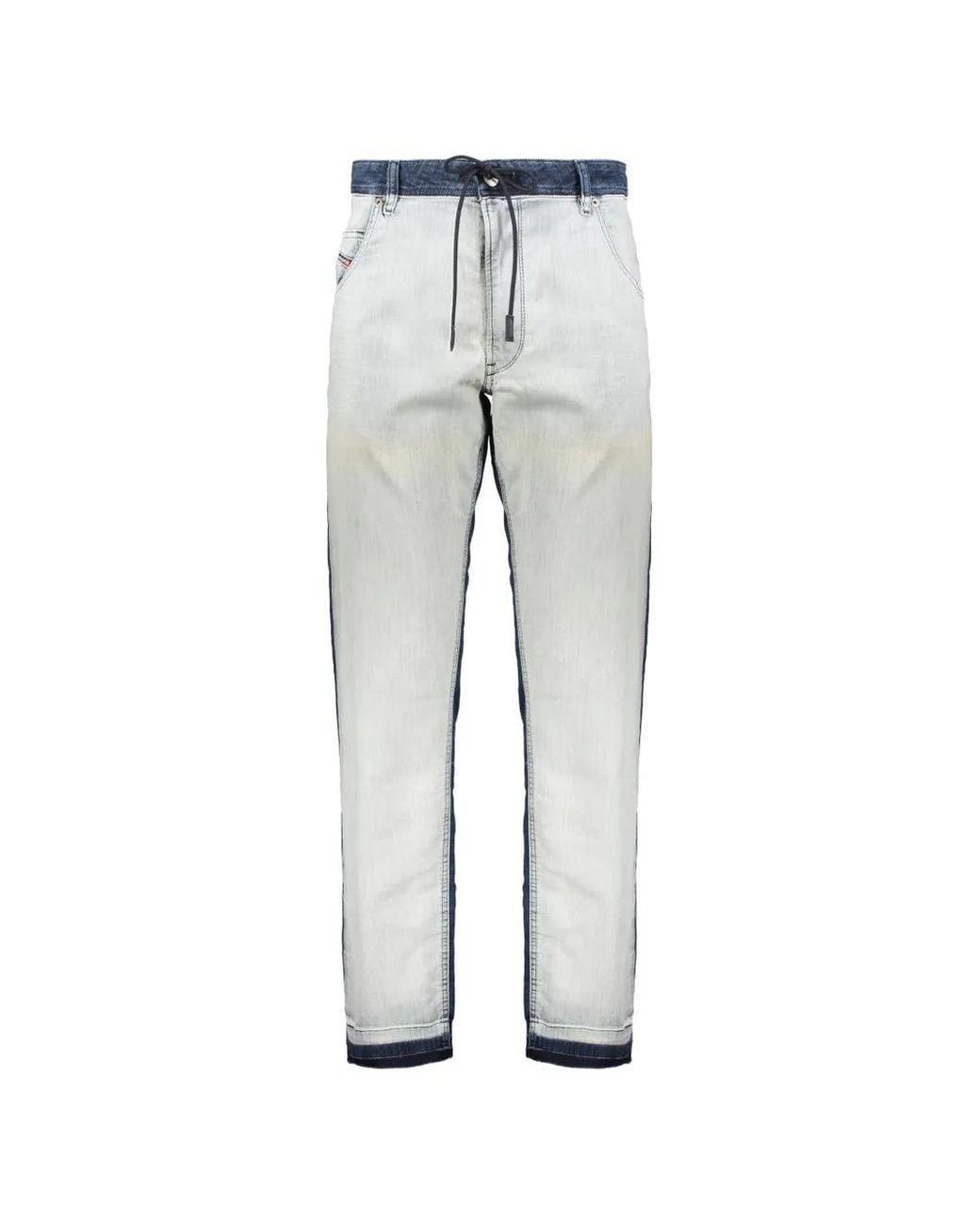 DIESEL Gray Jean À Taille À Lien De Resserrage for men