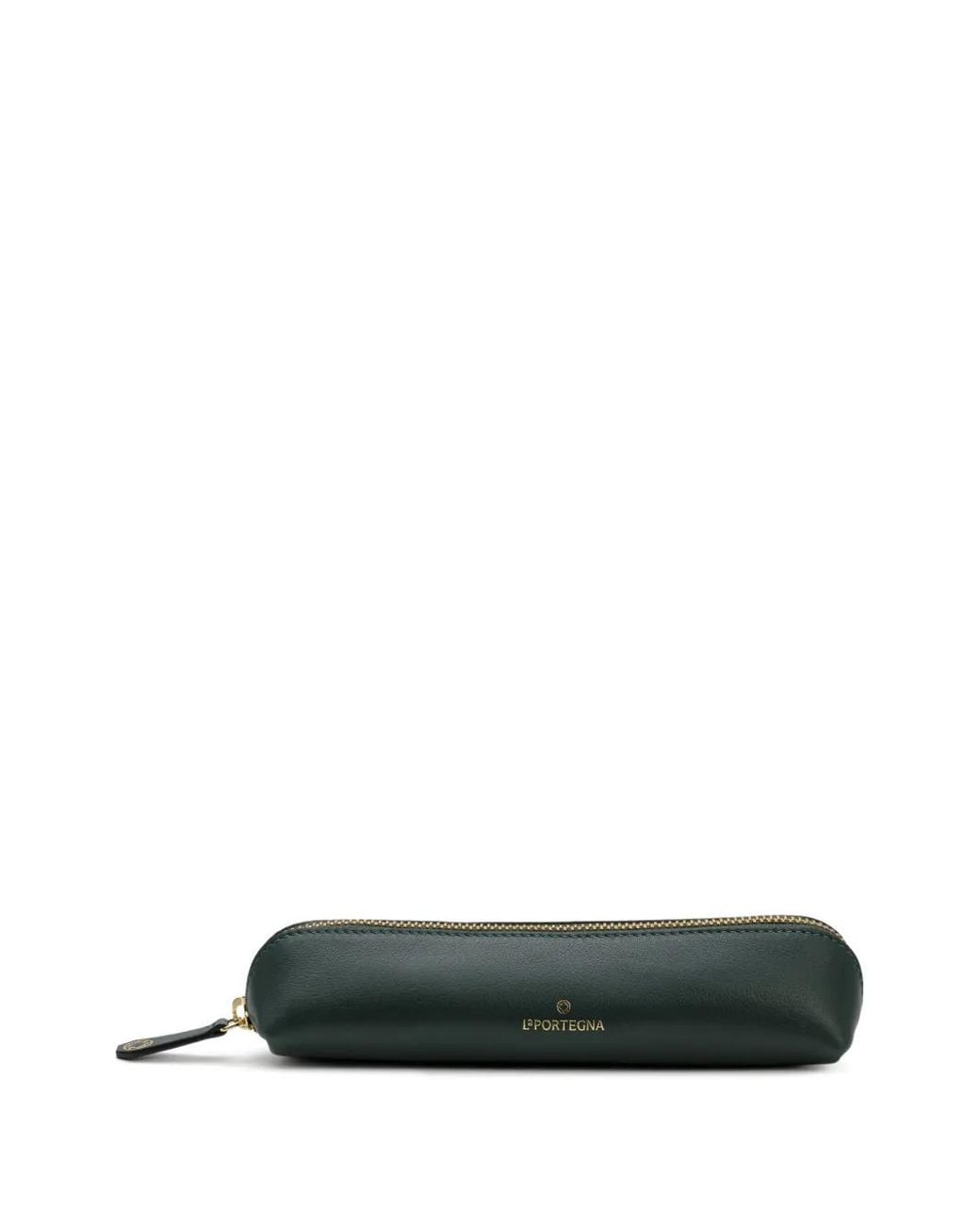 La Portegna Green Leather Pencil Case