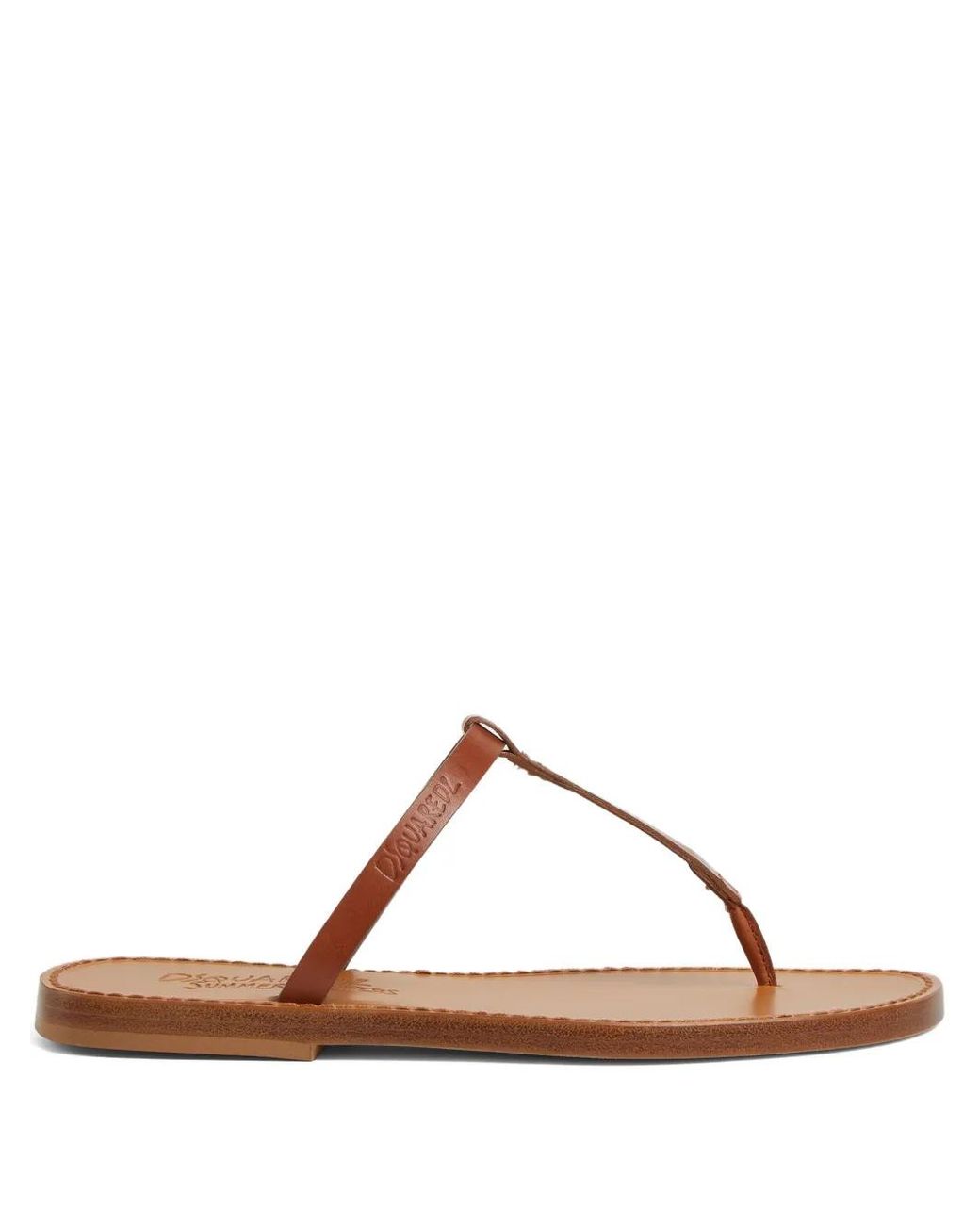 DSquared² Brown Summer Lovers Sandals for men