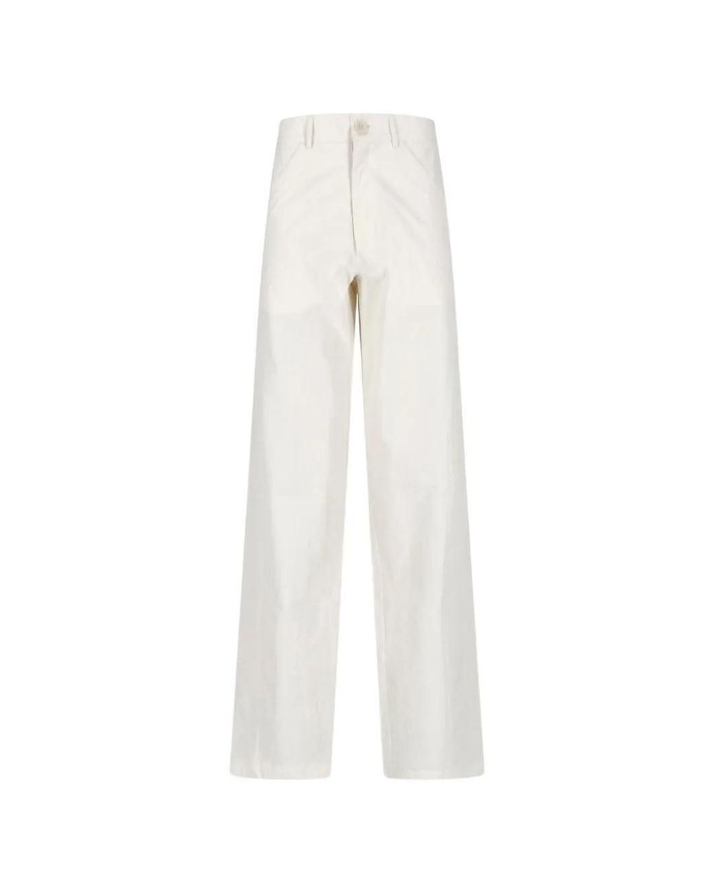 Paloma Wool White Straight-Leg Trousers