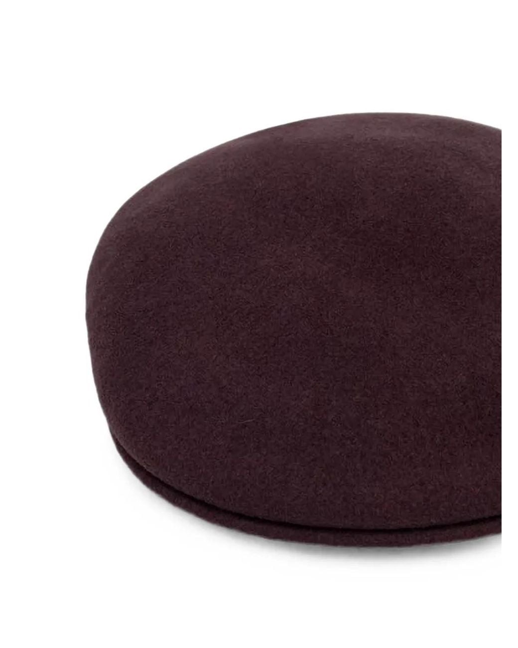 Kangol Purple 504 Logo-Embroidered Flat Cap