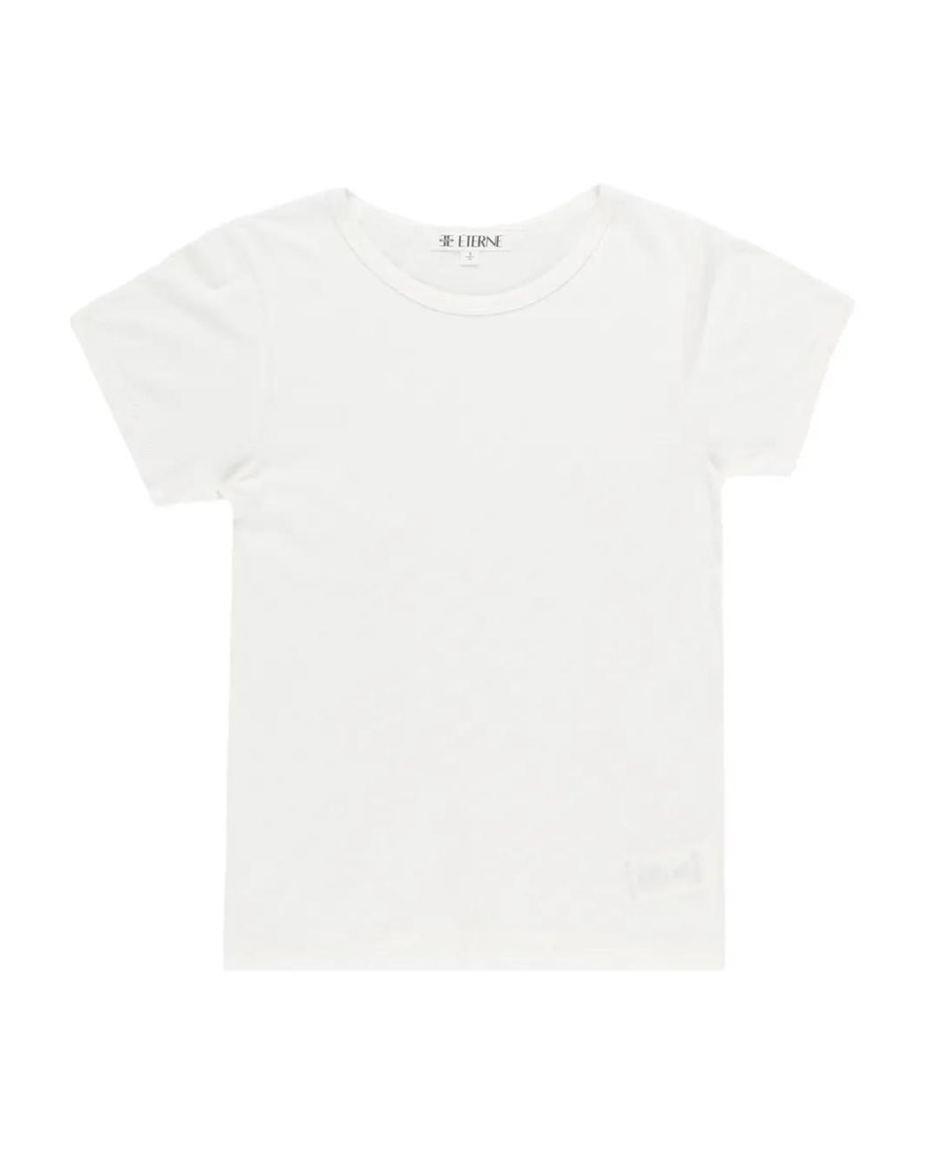 ÉTERNE White Crew-Neck T-Shirt