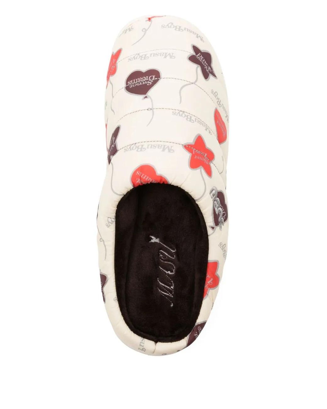 MASU Pink X Subu Printed Mules for men