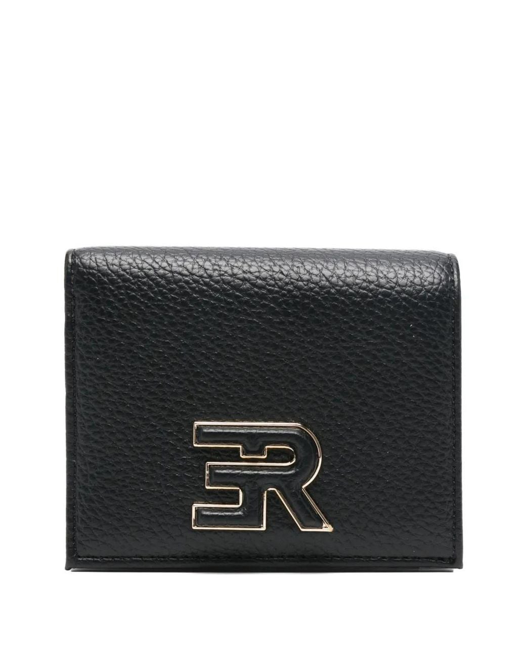 ERMANNO FIRENZE Black Portefeuille Victoria À Logo