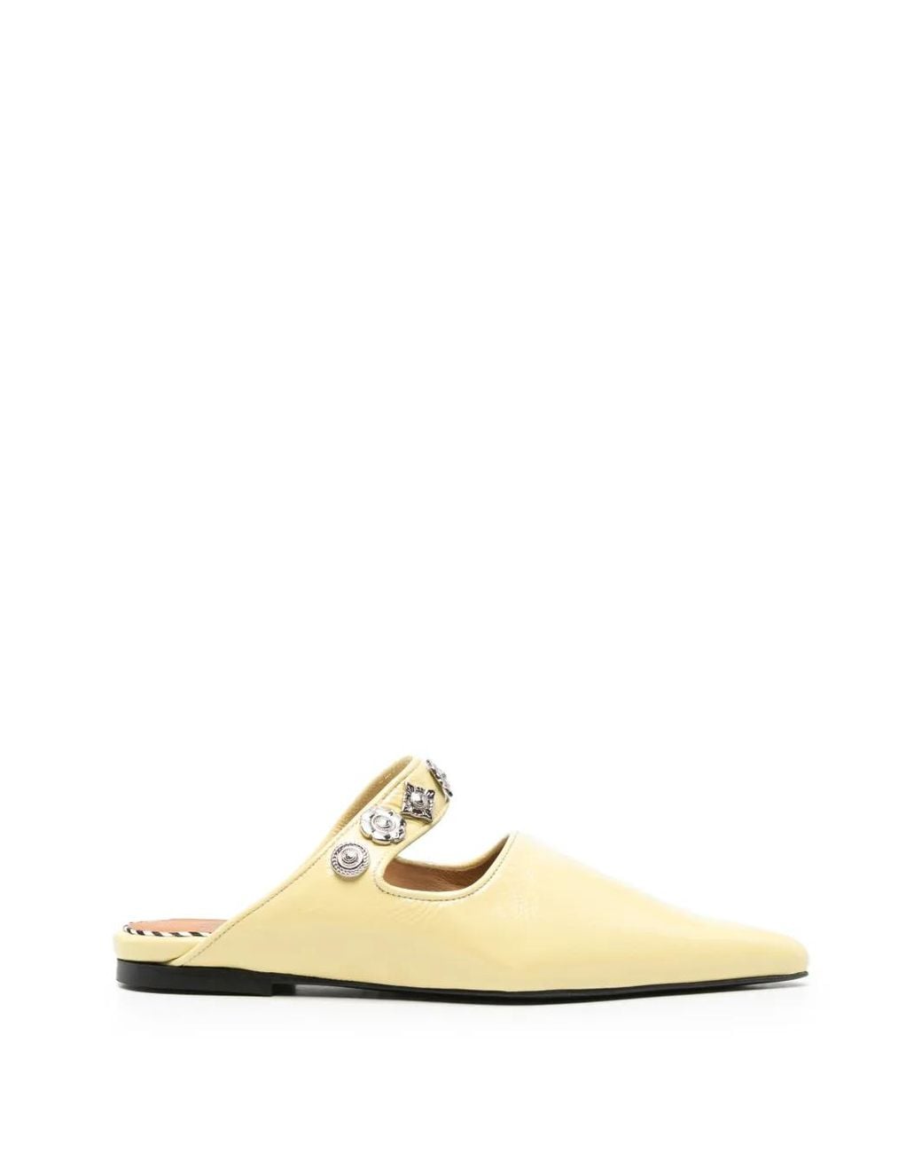Toga Metallic Mules Cloutées À Bout Pointu