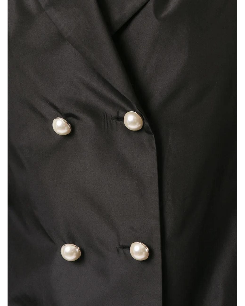 Blazer Wing De Seda Macgraw de color Black