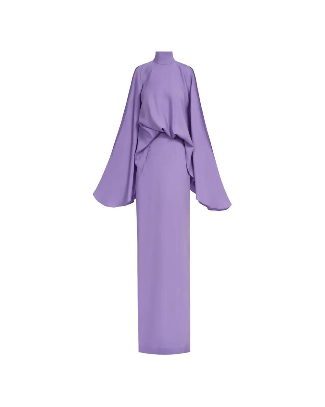 Taller Marmo Purple Bacall High Neck Dress