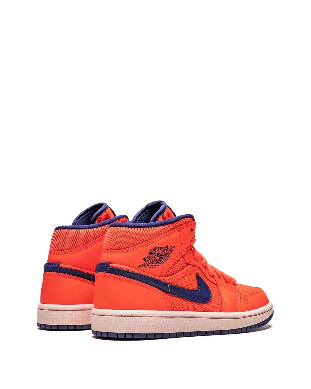 Nike Red Air 1 Mid "Turf" Sneakers