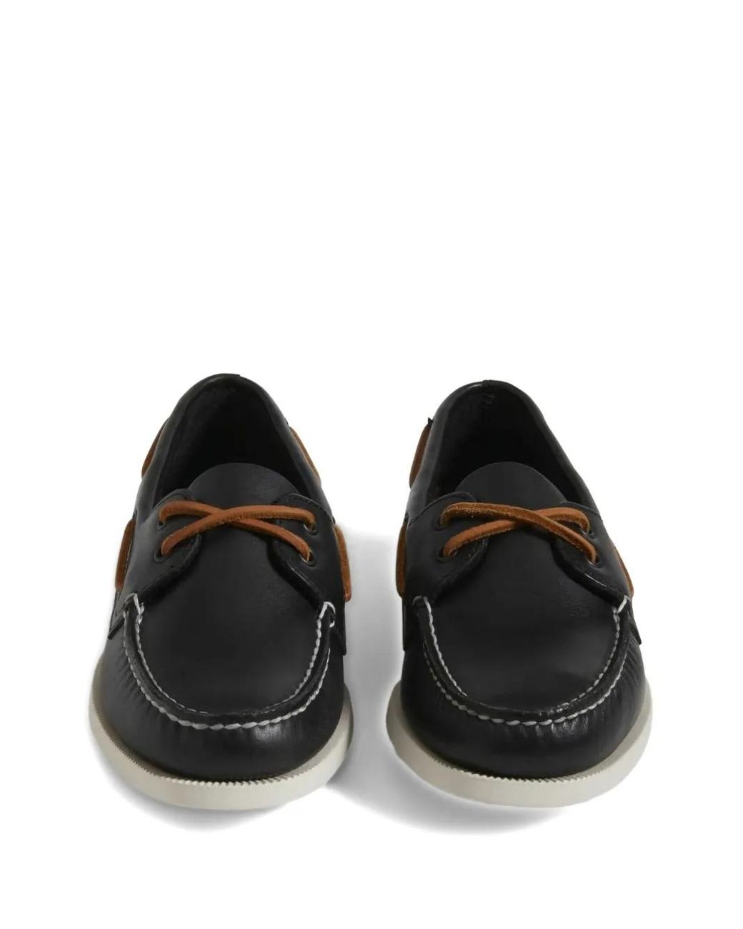 Sperry Top-Sider Black Leather Boat Shoes