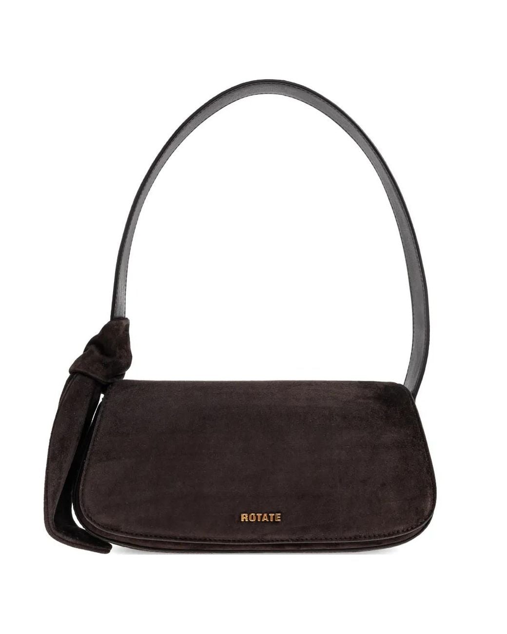 ROTATE BIRGER CHRISTENSEN Black Sac The Scarf En Daim