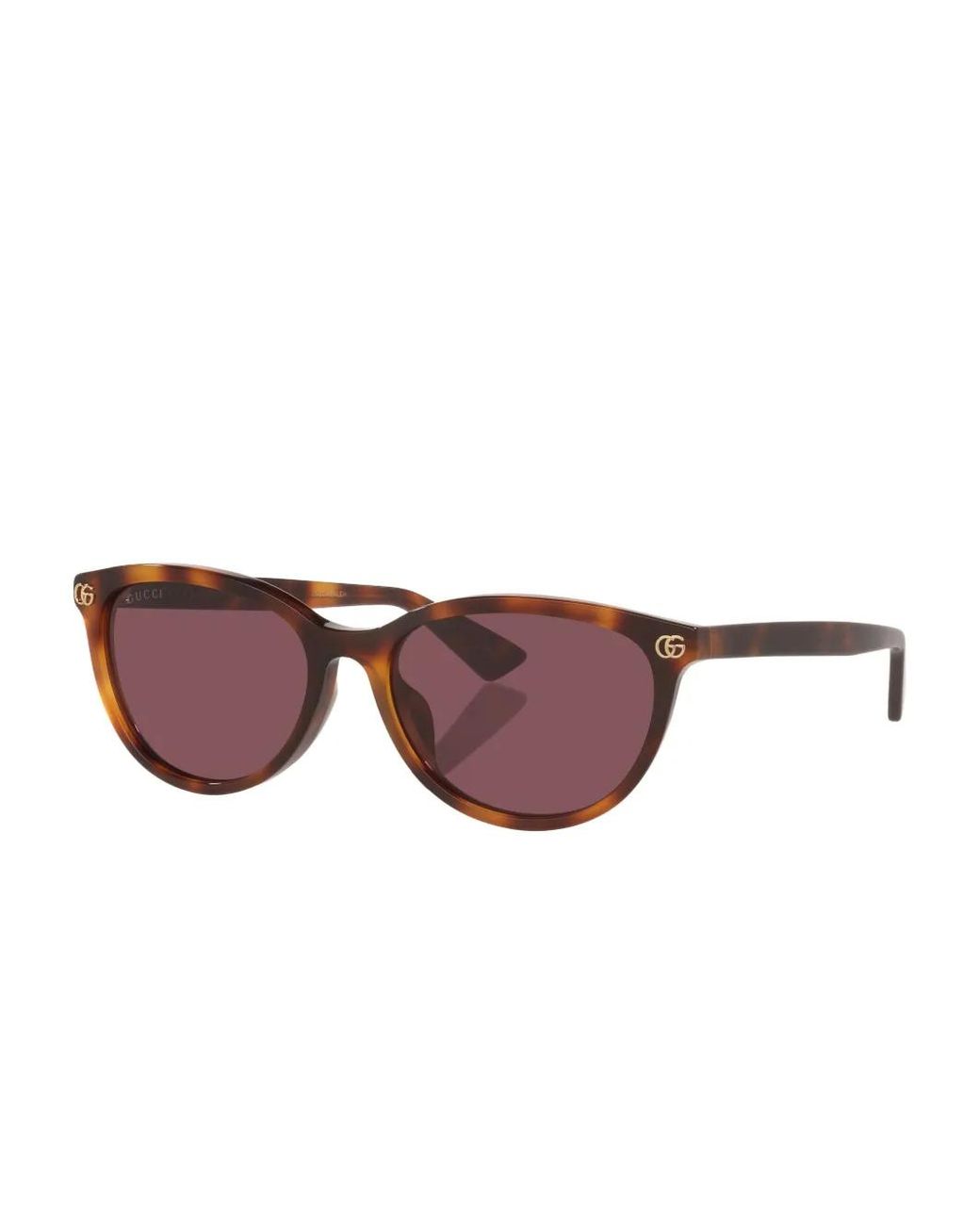 Gucci Green Gg-Logo Tortoiseshell Sunglasses
