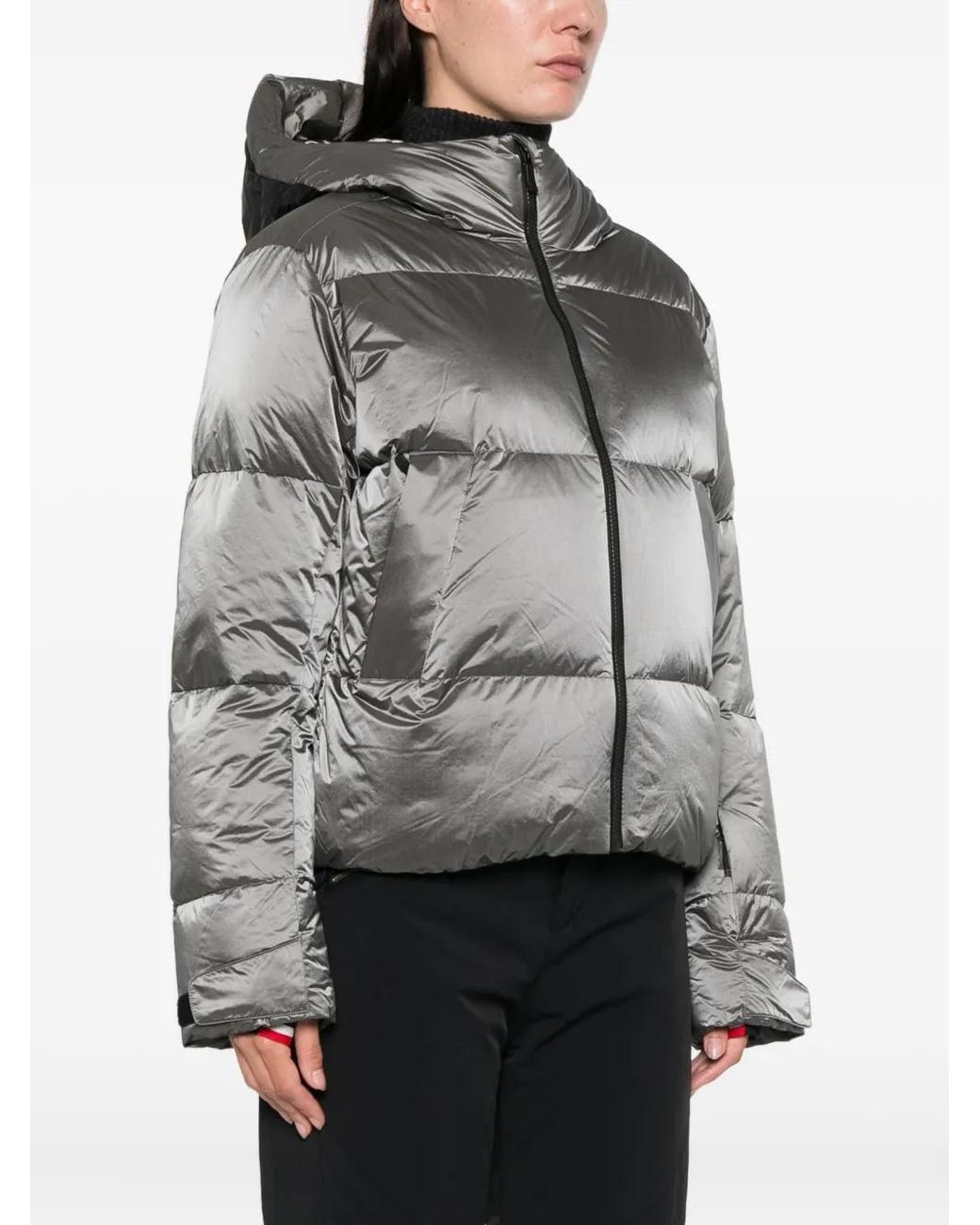 Rossignol Gray Daille Hooded Padded Jacket