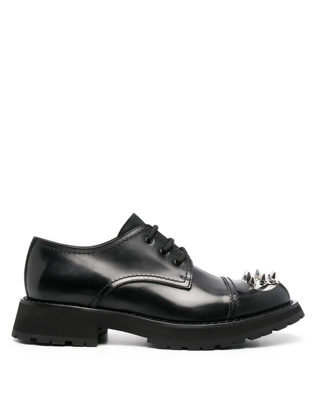 McQueen Black Business Shoes for men