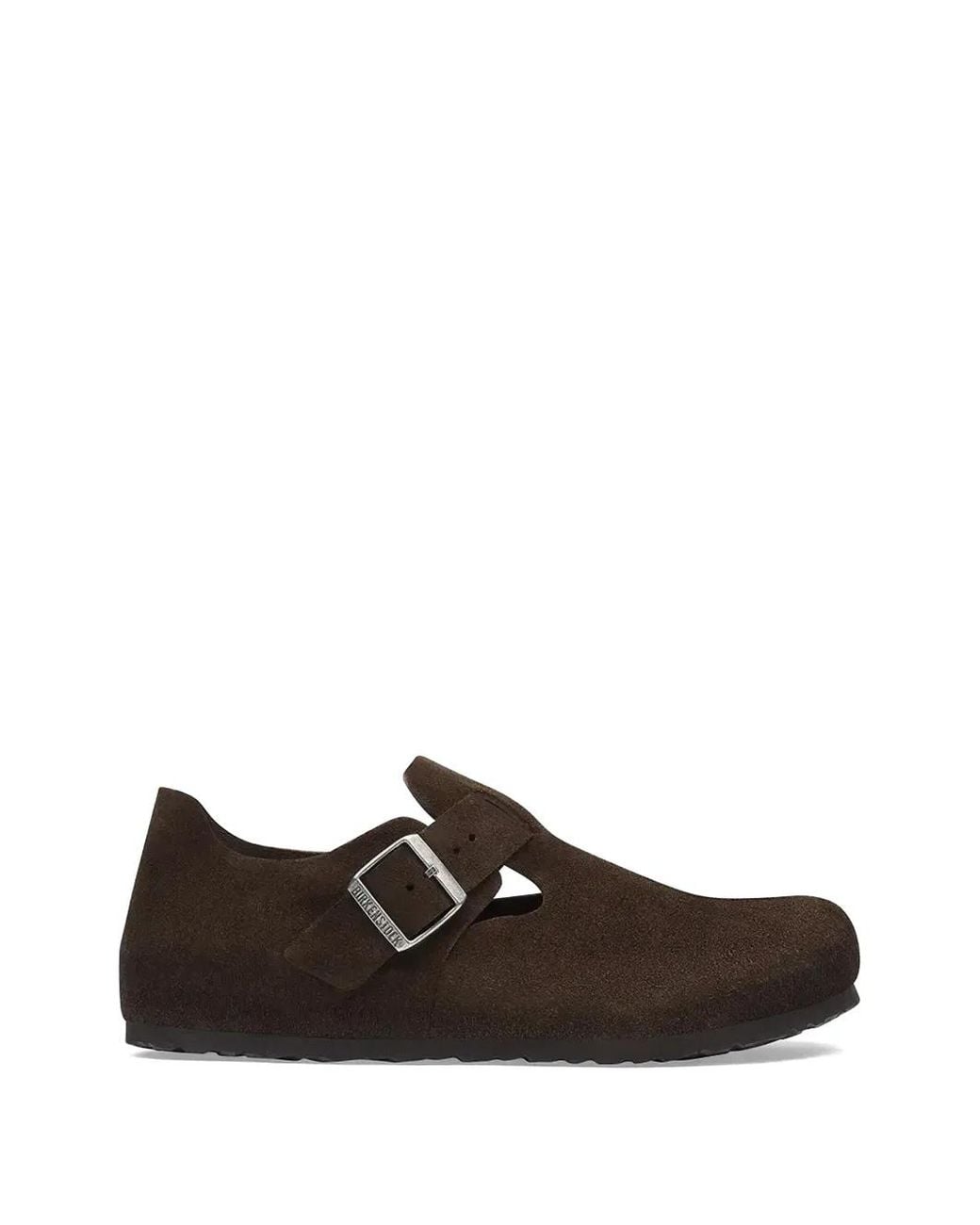 Birkenstock Brown London Buckle-Fastening Shoes