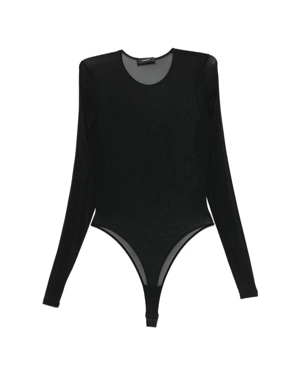 Wardrobe NYC Black Sheer Bodysuit