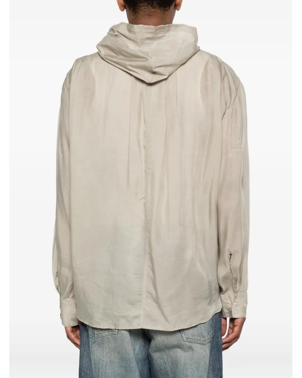 Our Legacy White Chemise Rover À Capuche for men