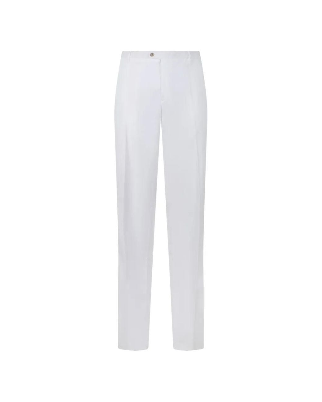 Fedeli Straight Broek in het White voor heren