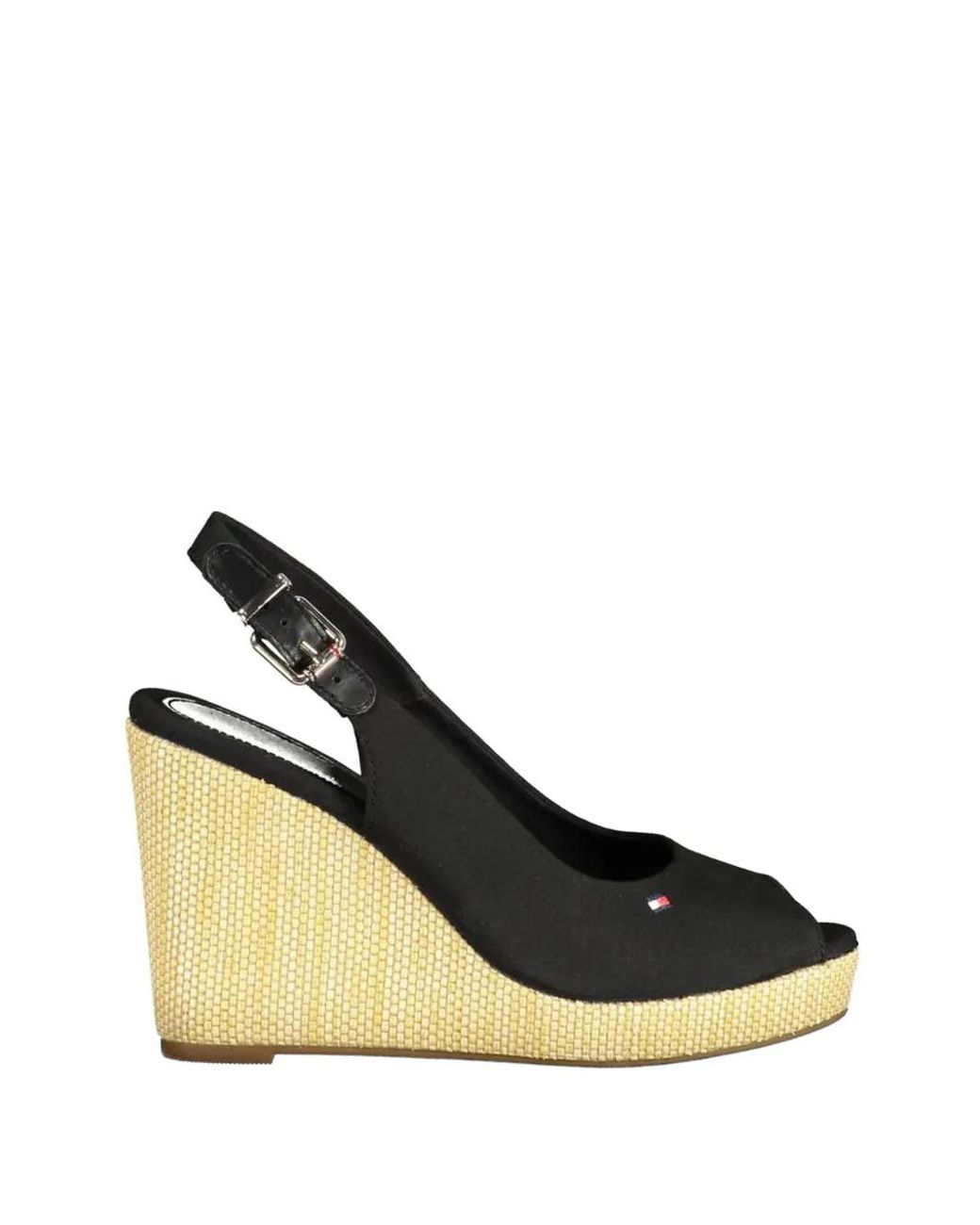Tommy Hilfiger Natural Slingback Wedge Sandals