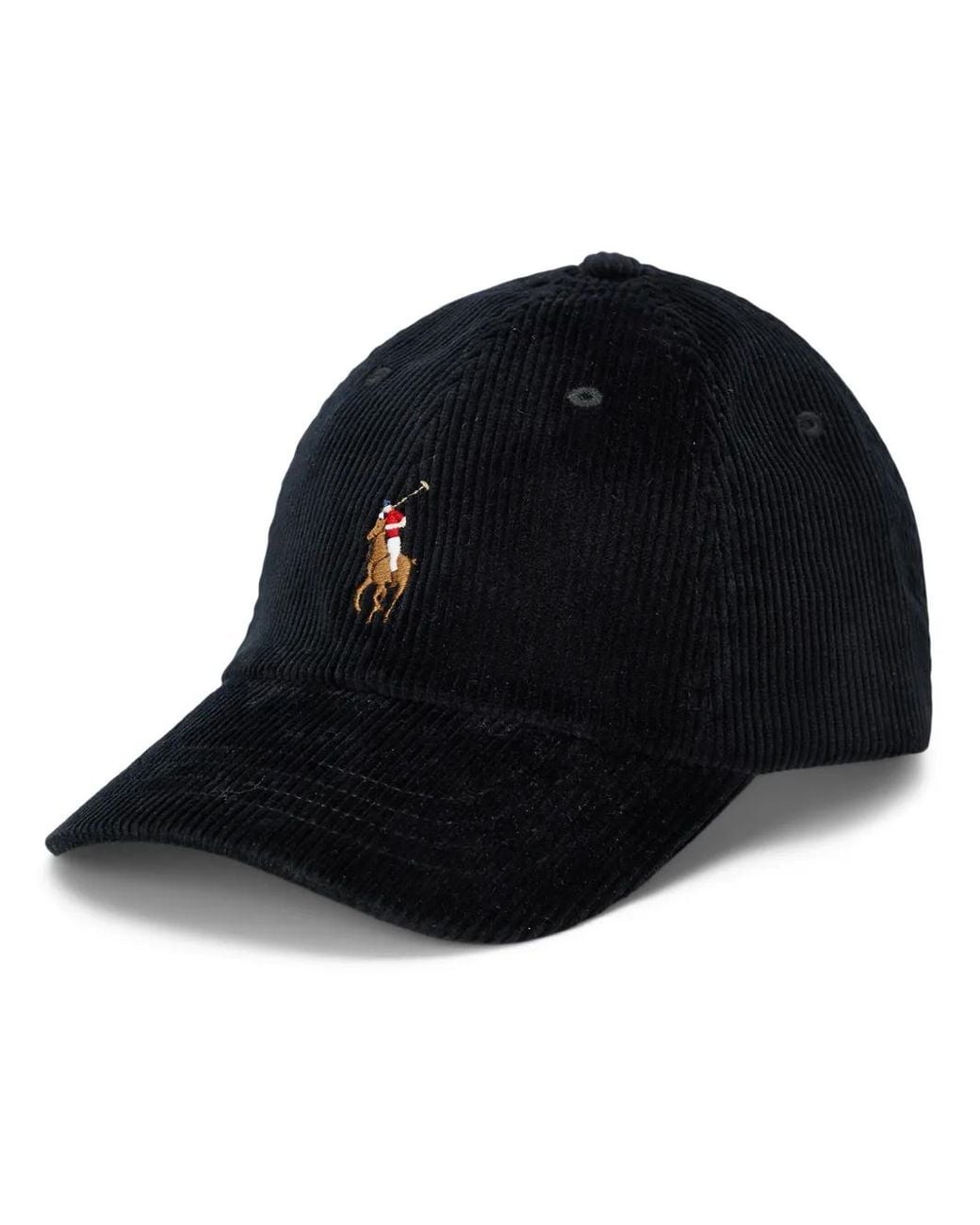 Polo Ralph Lauren Blue Corduroy Baseball Cap for men
