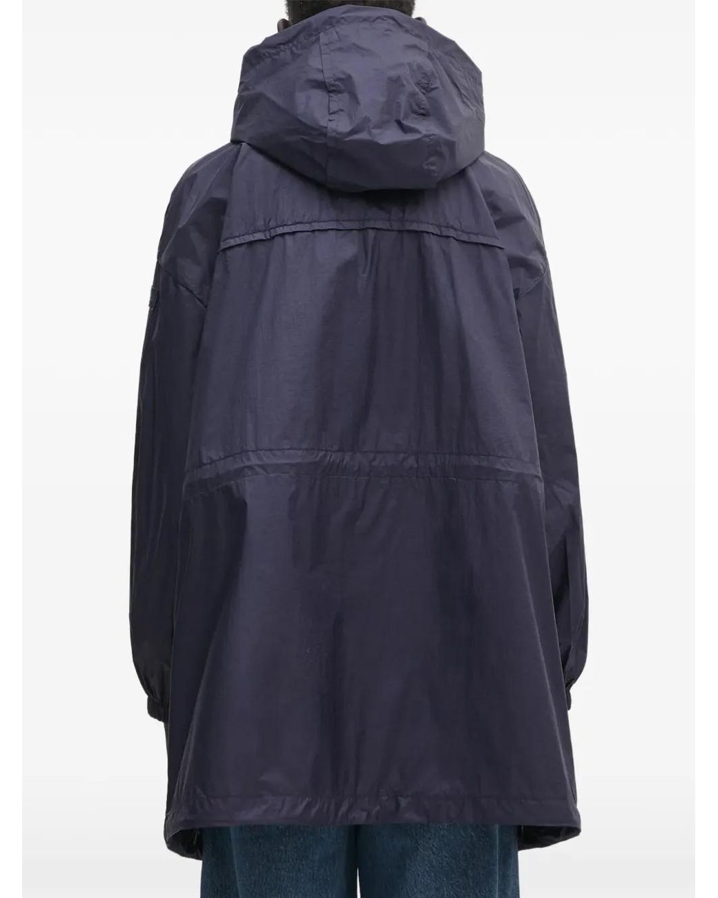 Napapijri Blue Skidoo Hooded Zipped Raincoat