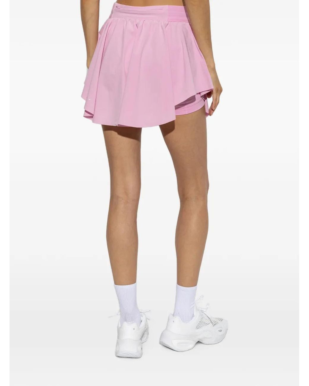 Nike Pink Dri-Fit Logo-Print Skort