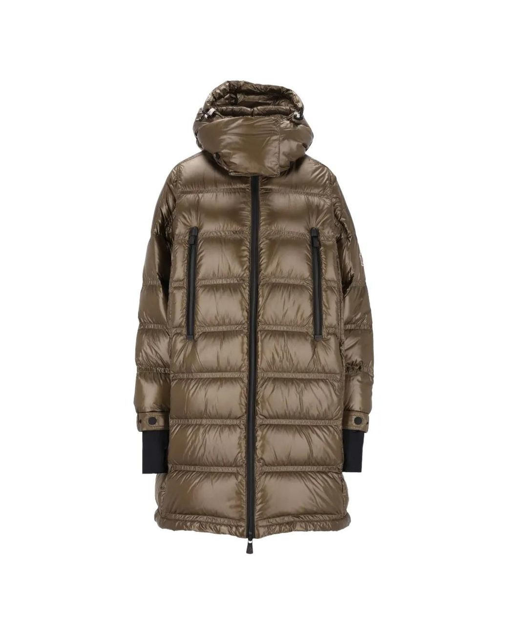 Moncler Brown Rochelairs Hooded Padded Coat