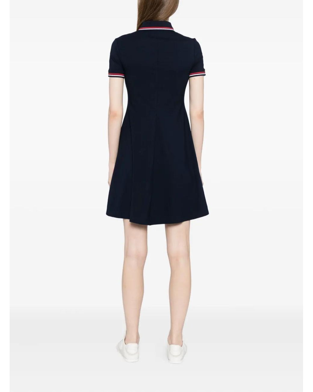 Lacoste Blue Polo-Collar Dress