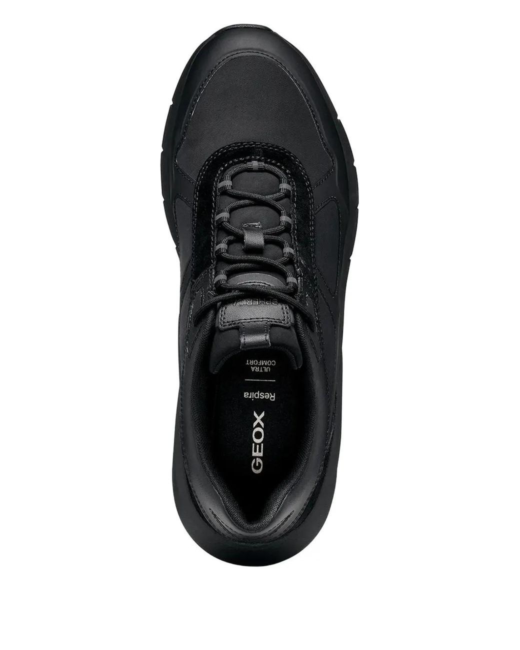 Geox Black Spherica Ecub-5 Sneakers for men