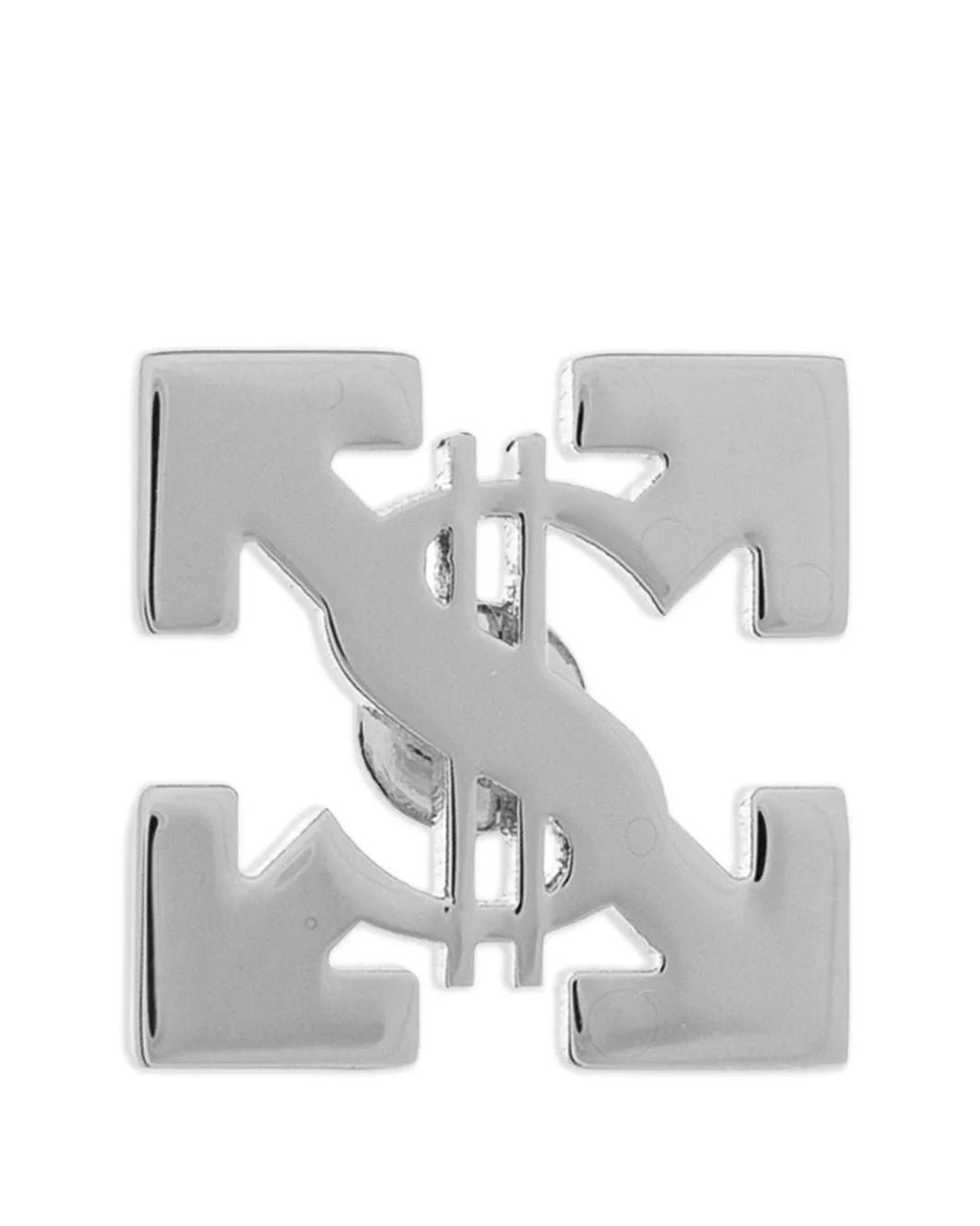 Off-White c/o Virgil Abloh White Arrows Dollar-Sign Earring for men