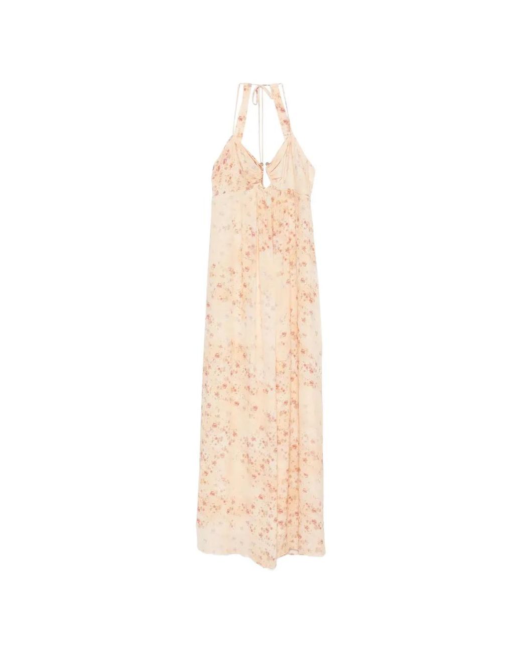 Ba&sh White Natz Floral-Print Dress