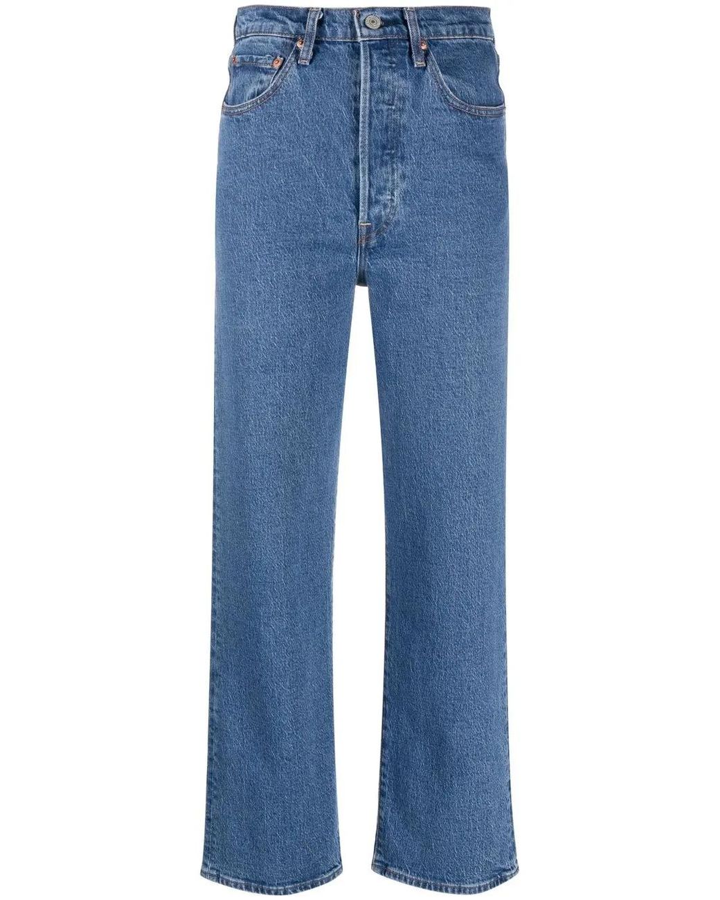 Jean À Coupe Droite Levi's en coloris Blue