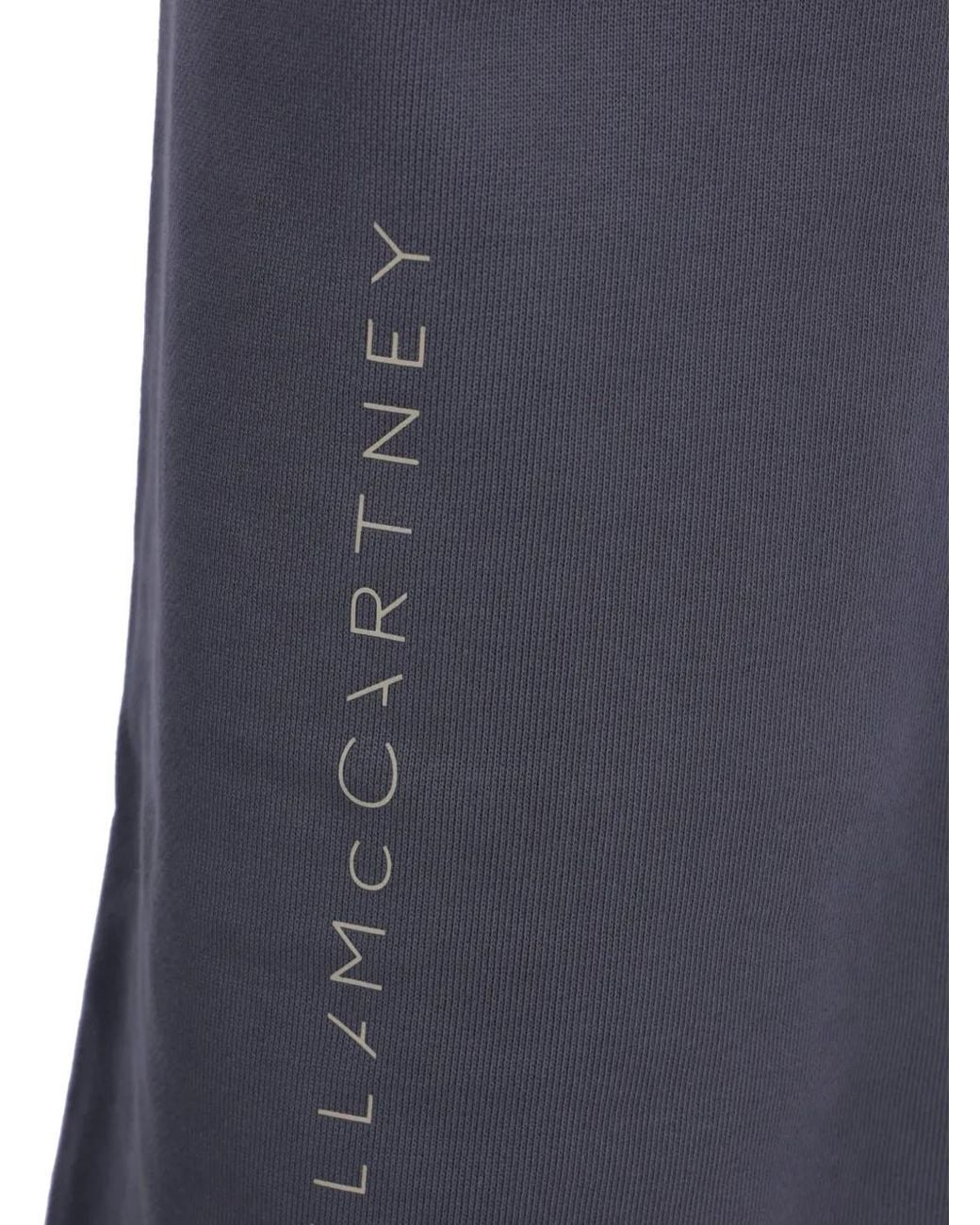 Adidas By Stella McCartney Blue Pantalon De Jogging À Logo Imprimé