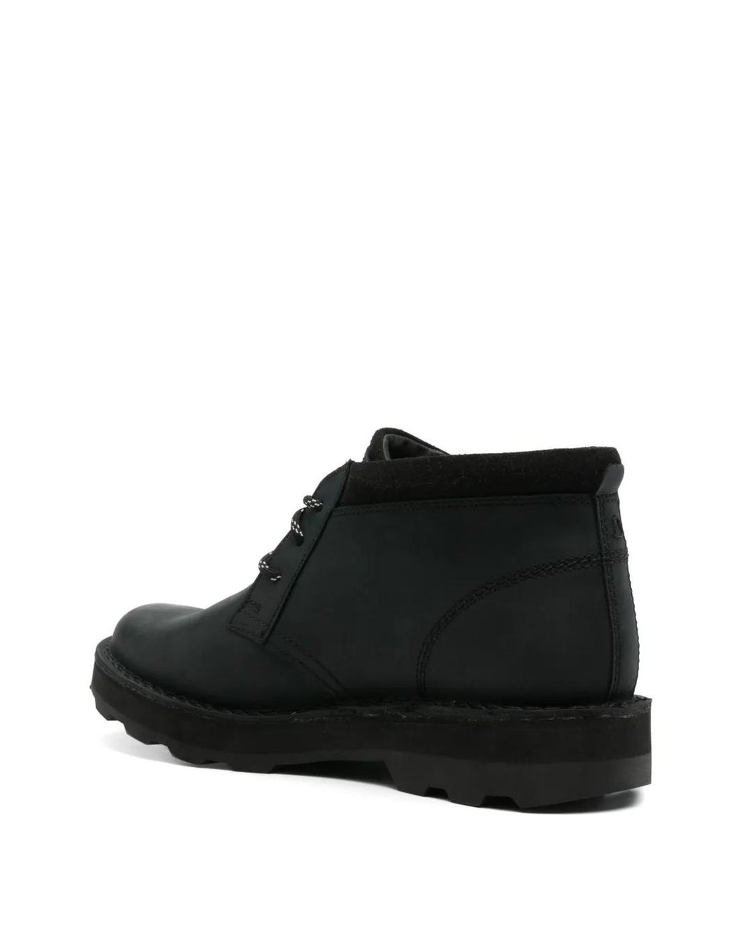 Clarks Black Corston Db Wp Leather Boots for men