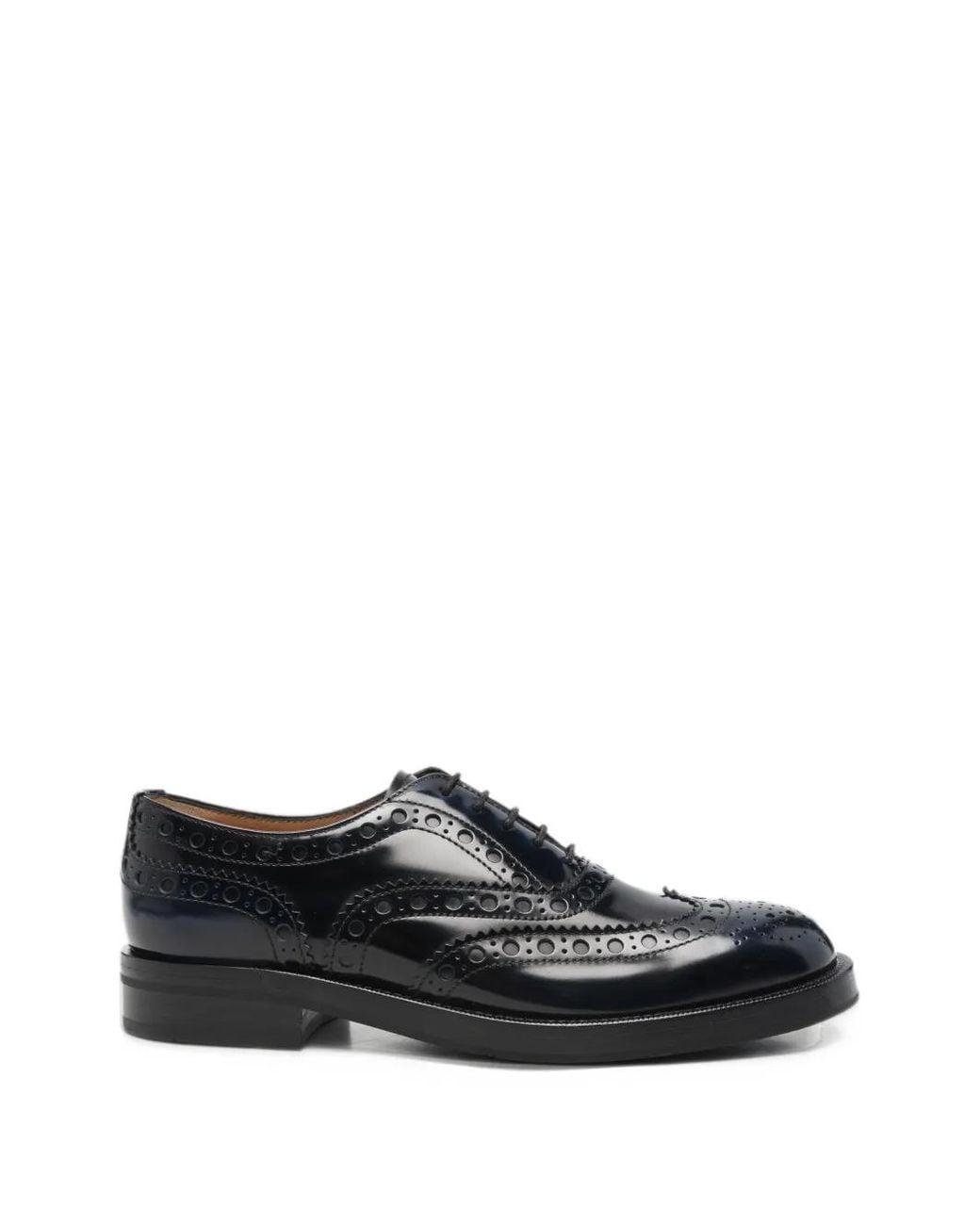 Church's Black Pilar Brogue Leather Oxford Shoes