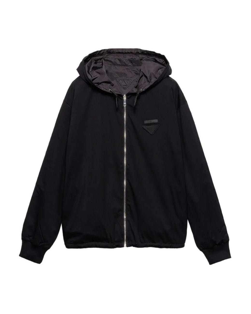 Chaqueta Re-Nylon Prada de color Black