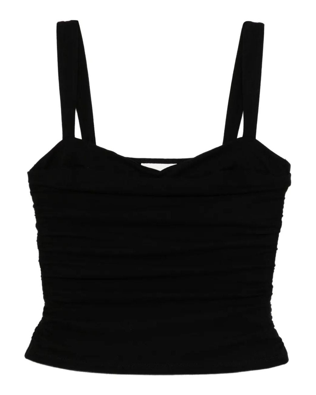 Reformation Black Trish Top