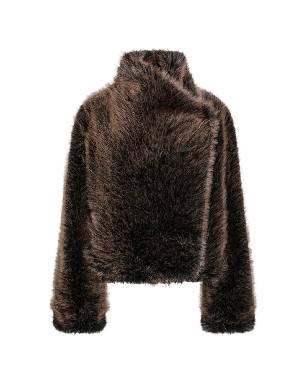 BB COUTURE Black Susan Faux-Fur Jacket