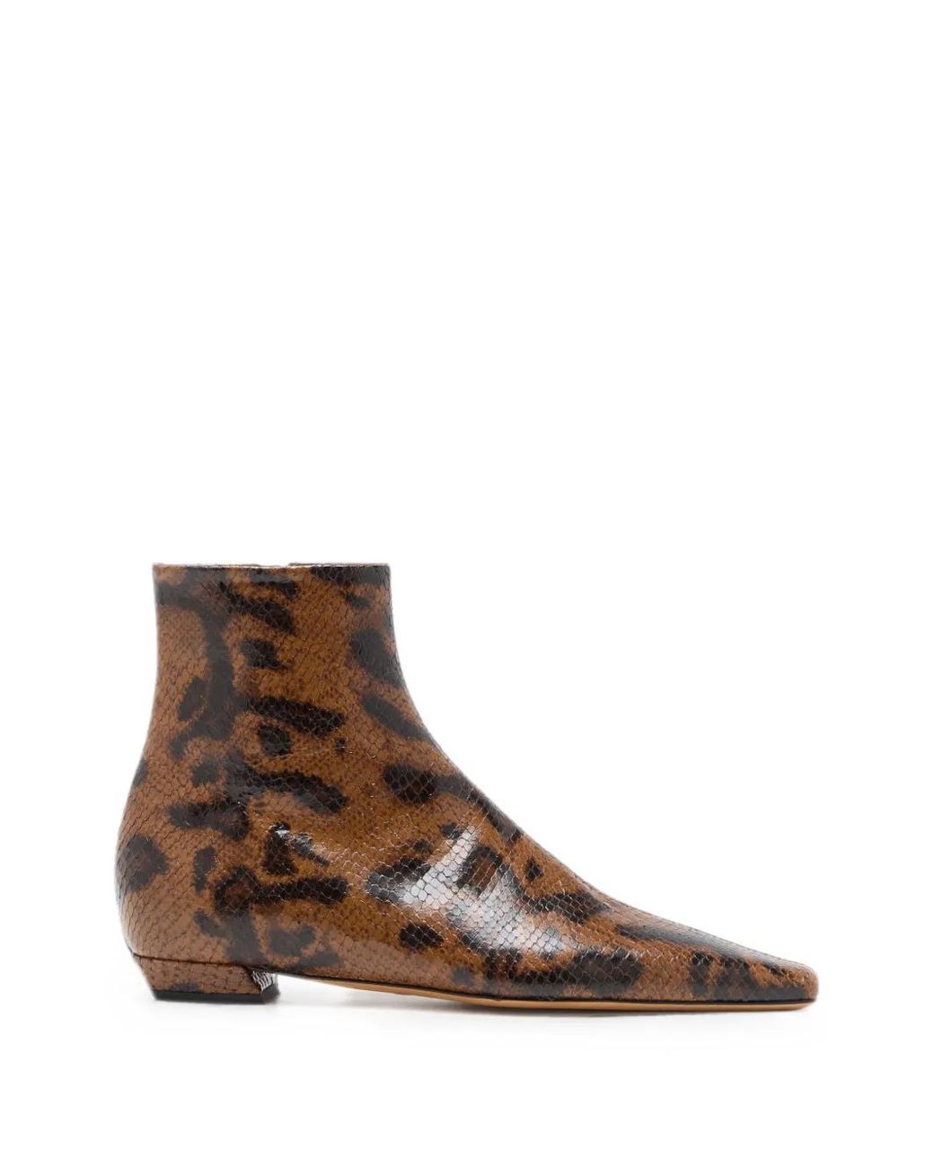 Proenza Schouler Brown Trap Flat Ankle Boots
