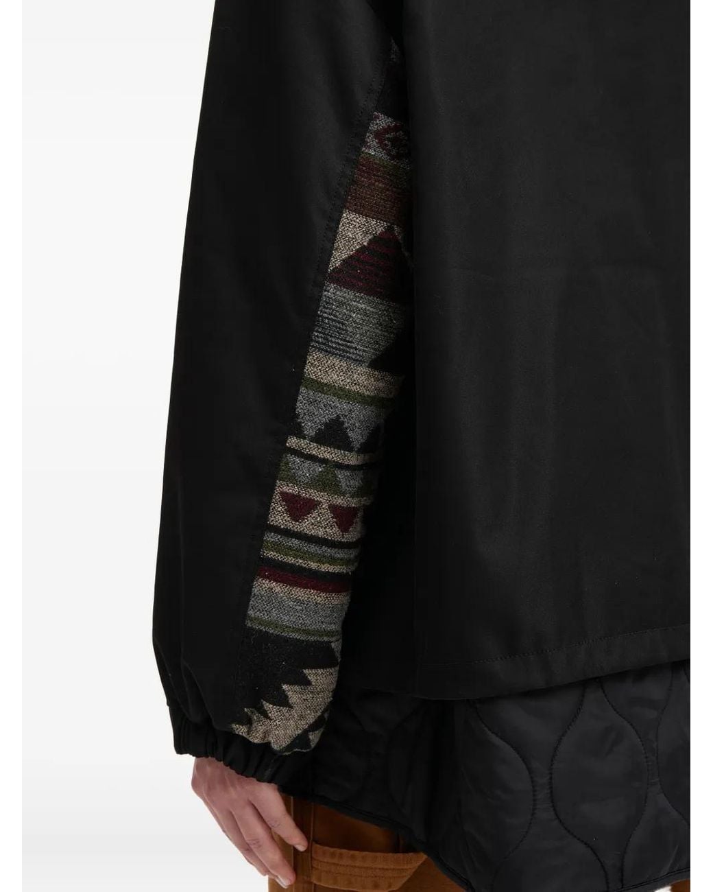 Parka Con Parche Del Logo Musium Div. de hombre de color Black