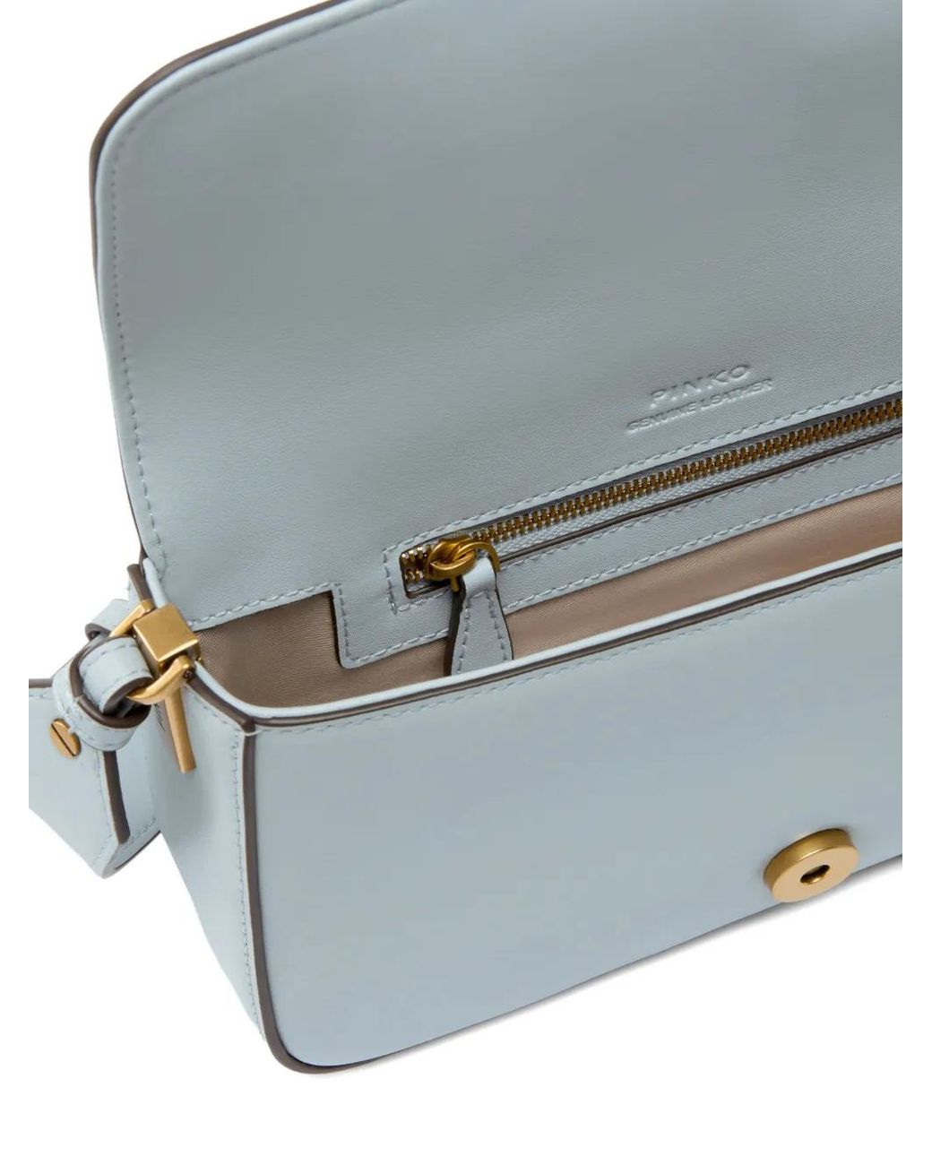 Pinko Blue Mini Love Bag Cross Body Bag